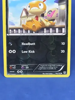 Scraggy Reverse Holo 85/135 Plasma Storm Card Pokemon 2012 Black & White - Image 4