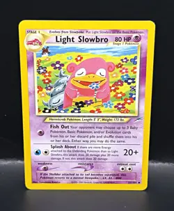 Pokemon TCG Light Slowbro 5/105 Neo Destiny Uncommon Regular English Unlimited - Image 1