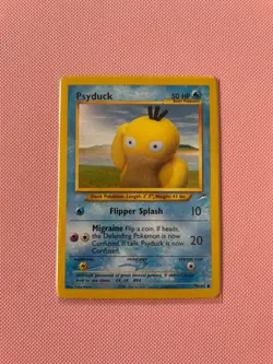 Pokemon Card - Neo Destiny Psyduck 79/105 LP TCG Common rare - Image 1