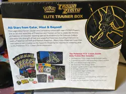 Pokemon TCG: Sealed Crown Zenith Elite Trainer Box + Photo 820650851476 - Image 3