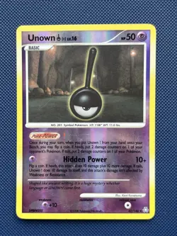 Unown ! 42/146 Reverse Holo Rare Legends Awakened Pokemon Card - MP - Image 1