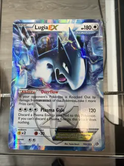 Pokemon TCG Lugia EX Legendary Treasures Holo Rare Card 102/113 2013 - Image 1