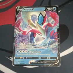 Pokemon TCG Milotic V 043/192 Rebel Clash Holo Ultra Rare English 210 HP - Image 1