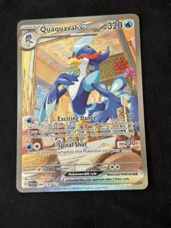 Pokemon TCG Quaquaval EX Paldea Evolved 260/193 Special Illustration Rare Card - Image 1