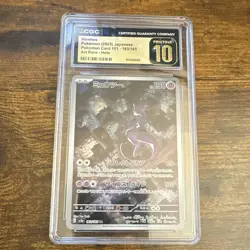 Pokemon TCG Mewtwo 183/165 Sv2a Card 151 JP Art Rare Holo CGC 10 Pristine - Image 1