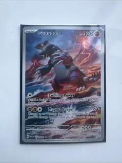 NM! Groudon (199/182) Paradox Rift Illustration Rare Pokemon Card! FAST P&P! - Image 1