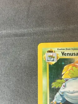 Pokemon TCG Venusaur Base Set Holo Unlimited Rare Card 15/102 MP - Image 2