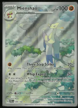 Mienshao 200/182 Illustration Rare Paradox Rift Pokemon Holo Near Mint - Image 1