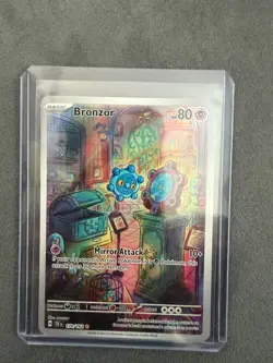 Pokemon TCG Bronzor - 170/162 Holo SV05: Temporal Forces Illustration Rare - Image 1