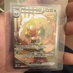 Pokemon Whimsicott EX ENGLISH SIR White Flare #165/086 Special Illustration Rare - Image 1