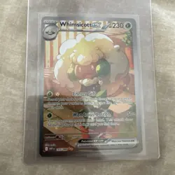 Pokemon Whimsicott EX ENGLISH SIR White Flare #165/086 Special Illustration Rare - Image 4