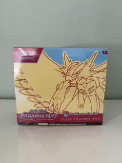Paradox Rift Pokemon Center Elite Trainer Box Roaring Moon - Sealed - Image 1