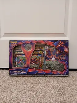 Pokemon TCG ETERNATUS VMAX Premium Collection Pin Box Factory Sealed Box New - Image 1