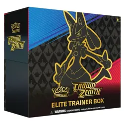 Pokemon TCG Crown Zenith Elite Trainer Box Lucario English 1 Box Age 6+ - Image 1