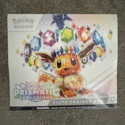 Pokemon TCG Prismatic Evolutions Elite Trainer Box Eevee English sealed ✅ - Image 1