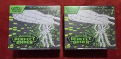 2x Pokemon TCG Perfect Order ETB Brand New Sealed Box - Image 1