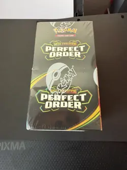 POKEMON TCG PERFECT ORDER BOOSTER BOX 18 PACKS FACTORY SEALED. - Image 1