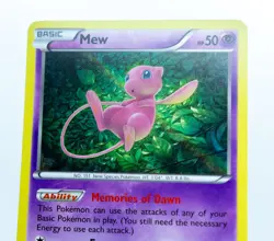 MEW 29/124 (M-NM) Holo Rare XY Fates Collide 2016 - Pokemon Card - Image 3