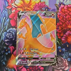 Pokemon TCG Charizard V SWSH Black Star Promo SWSH050 Holo Promo NM - Image 1