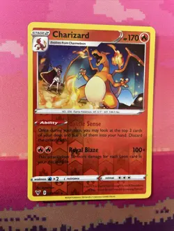 Pokemon Card Charizard Vivid Voltage Reverse Holo Rare 025/185 Near Mint - Image 1