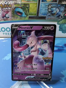 Mewtwo V SWSH223 Promo SWSH Black Star Pokemon NM - Image 1