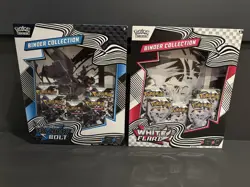 Pokemon TCG Black Bolt & White Flare Binder Collections (Set of 2) SEALED - Image 1