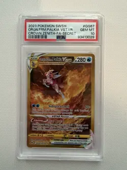 Pokemon Origin Forme Palkia VSTAR Secret GG67/GG70 Crown Zenith GEM MINT PSA 10 - Image 1