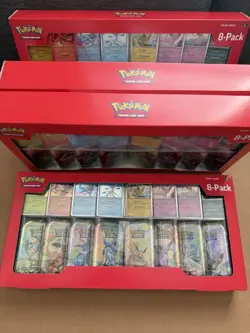 Pokemon Prismatic Evolutions Mini Tins 8-Pack Sealed - Lot of 4 Costco - Image 1