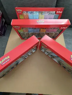 Pokemon Prismatic Evolutions Mini Tins 8-Pack Sealed - Lot of 4 Costco - Image 3
