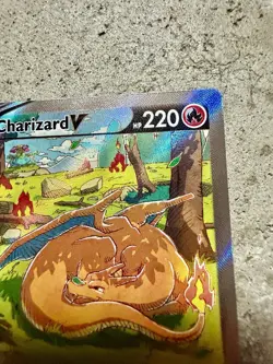 Pokemon Charizard V SWSH260 Full Art Black Star Promo Holo 2022 UPC NM - Image 4