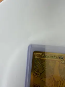 Mega Darkrai EX 120/084 PBL 280 HP Gold Full Art Holo Pokemon TCG English - Image 2