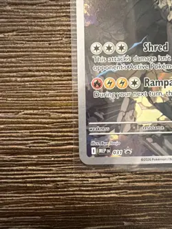 N’s Zekrom MEP 031 Pokemon Center Promo Full Art Holo Black Star Promo NM/M - Image 3