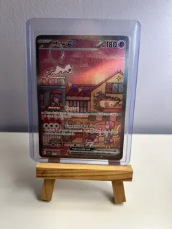 Pokemon TCG Mew EX 053 Scarlet & Violet Promo Holo Full Art NM Condition - Image 1