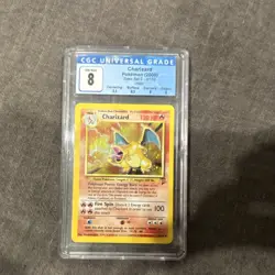 CGC 8 Charizard Base Set 2 Holo 4/130 2000 Pokemon TCG English- send offers pls - Image 1