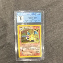 CGC 8 Charizard Base Set 2 Holo 4/130 2000 Pokemon TCG English- send offers pls - Image 3