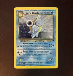 The Pokemon Company Pokemon TCG Dark Blastoise 4/110 Holo Rare Eng 2002 70HP - Image 1