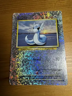 Damaged - Pokemon TCG Dratini 72/110 Legendary Collection 2002 Reverse Holo - Image 1