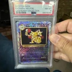 2002 Pokemon Legendary Collection Reverse Holo Kadabra #49/110 PSA 8 NM-MT - Image 4