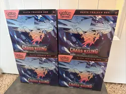 Lot of 4 - Pokemon Chaos Rising Elite Trainer Box Factory Sealed ETB - Image 1