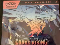 Pokemon Chaos Rising Elite Trainer Box Factory Sealed ETB - Image 1