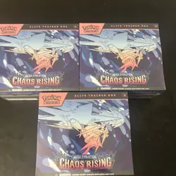Pokemon Chaos Rising Elite Trainer Box Factory Sealed ETB Lot of 3 - Image 4