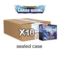 Pokemon Chaos Rising Elite Trainer Box - Factory Sealed Case 10x ETb | No label - Image 1
