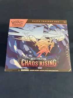 Pokemon TCG Chaos Rising Elite Trainer Box ETB – Factory Sealed – New - Image 1