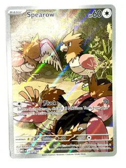 Spearow 151/132 Illustration Rare Mega Evolution Pokemon Holo Near Mint - Image 1