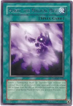 Yugioh Yu-Gi-Oh Makiu, the Magical Mist CRMS-EN091 - NM - No Tracking - Image 1