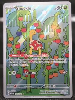 Shuckle 136/132 Illustration Rare Mega Evolution Pokemon Near Mint - Image 1