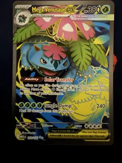 Mega Venusaur ex - 155/132 - Ultra Rare - Mega Evolutions - Pokemon Card - Image 1