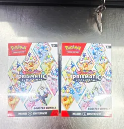 Pokemon TCG Prismatic Evolutions Booster Bundle x2 Boxes (6 Packs) - Image 1