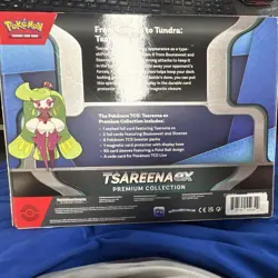 Pokemon TCG Tsareena ex Premium Collection Box 6 Booster Packs English 2023 - Image 2