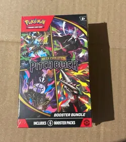 Pokemon TCG Mega Evolution—Pitch Black Booster Bundle Box (6 Booster Packs) - Image 1